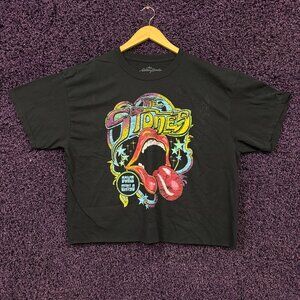The Rolling Stones Some Girls Tour Hot Lips Rock Band Tee L